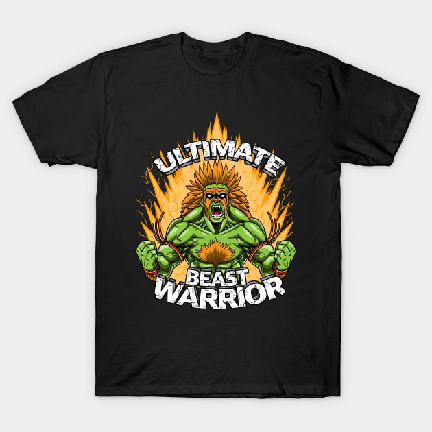 Ultimate Beast Warrior T-Shirt by joerock